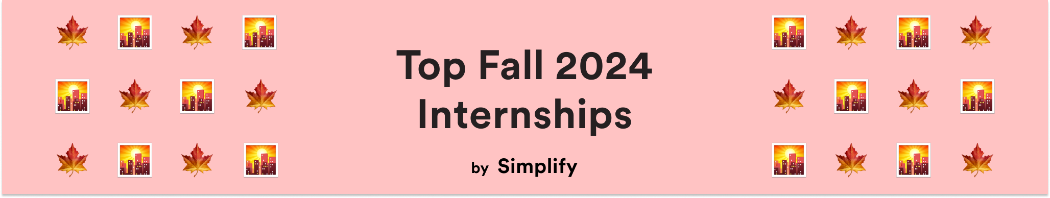 text that says “Remote Friendly Internships by Simplify” surrounded by computer and home emojis