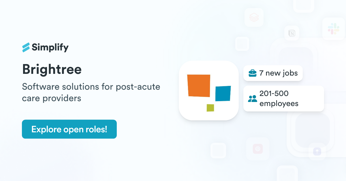 Brightree Api Icon Jobs and Employment at Brightree | Simplify Jobs