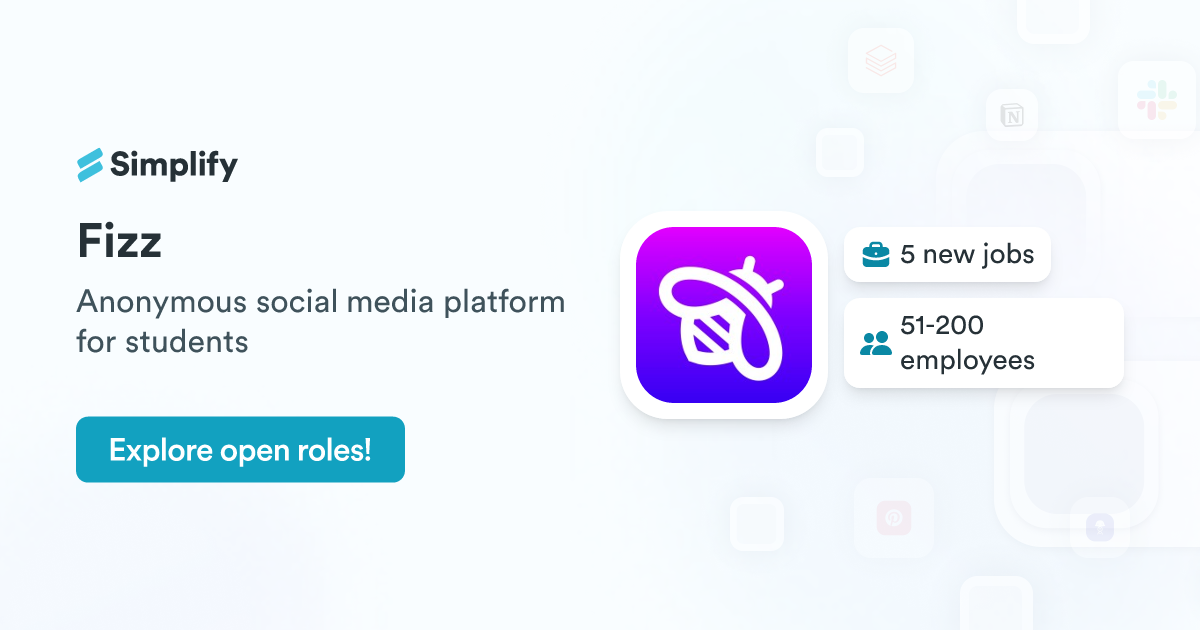 Fizz Platform Jobs and Employment at Fizz | Simplify Jobs