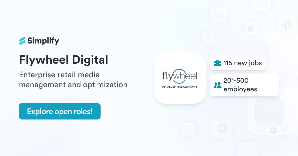 Jobs and Employment at Flywheel Digital | Simplify Jobs