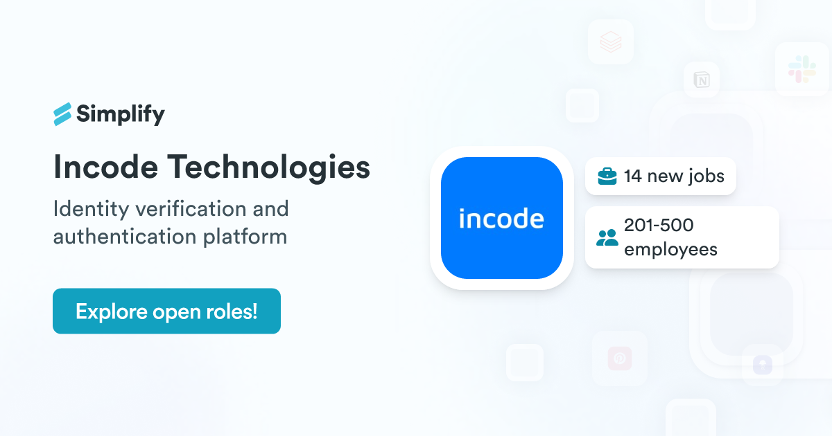 Incode Tyler Tech Jobs and Employment at Incode Technologies | Simplify Jobs