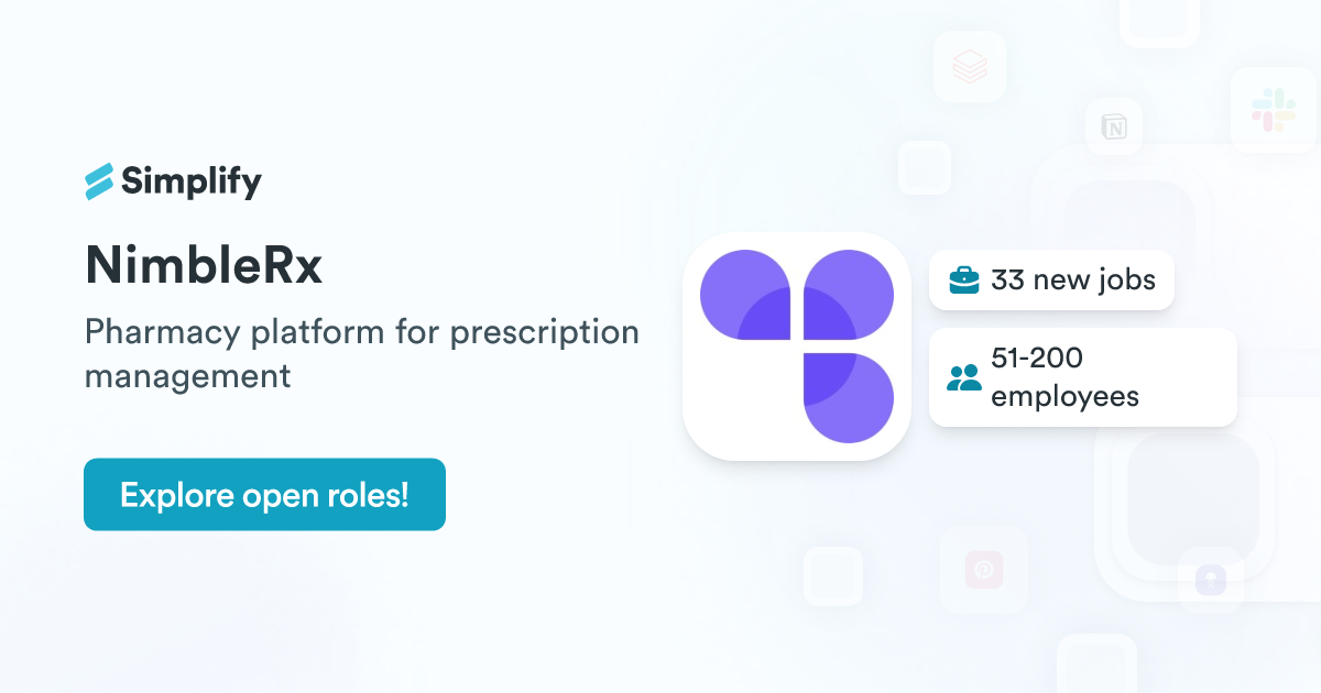 Knimble Rx Jobs and Employment at NimbleRx | Simplify Jobs