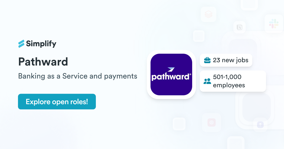 Pathward Check Jobs and Employment at Pathward | Simplify Jobs