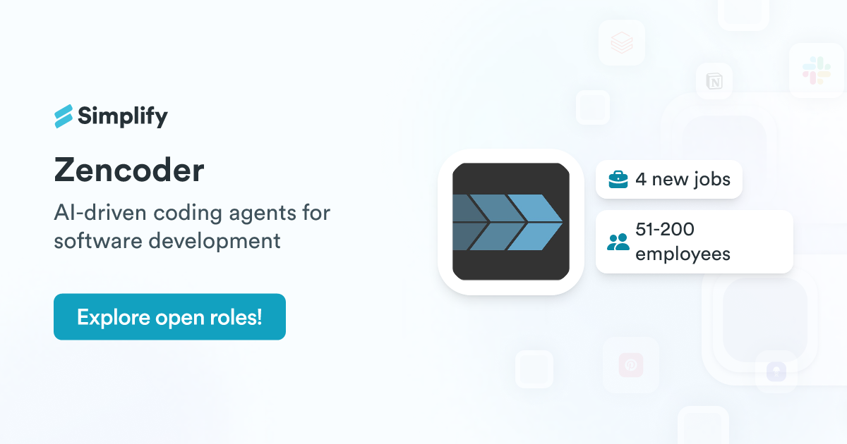 Jobs and Employment at Zencoder | Simplify Jobs