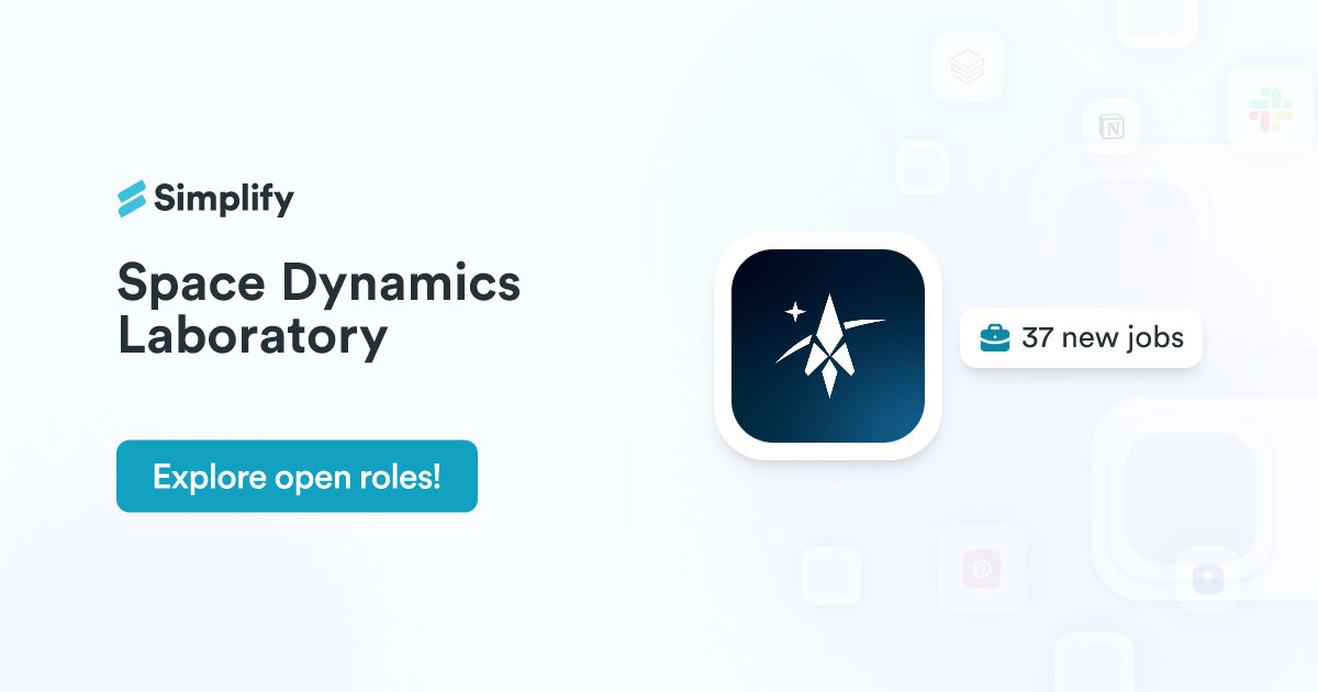 Jobs and Employment at Space Dynamics Laboratory | Simplify Jobs