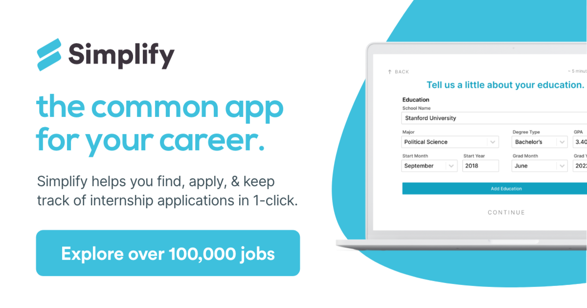 Summer 2024 Intern Salesforce Simplify Jobs   Posting