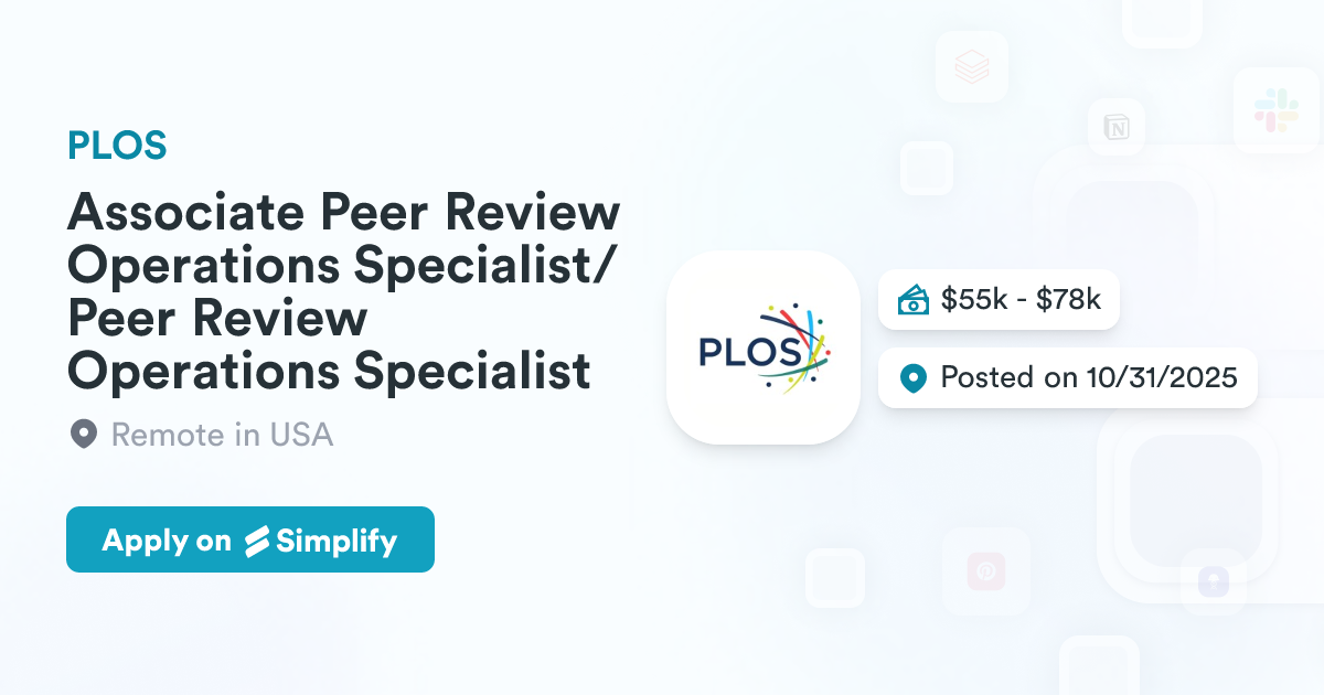 Associate Peer Review Operations Specialist/Peer Review Operations ...