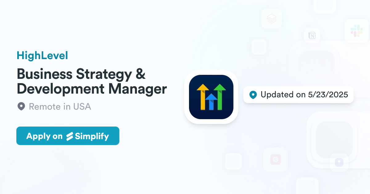 Stunning Getting A Job In A Corporate Strategy Industry image