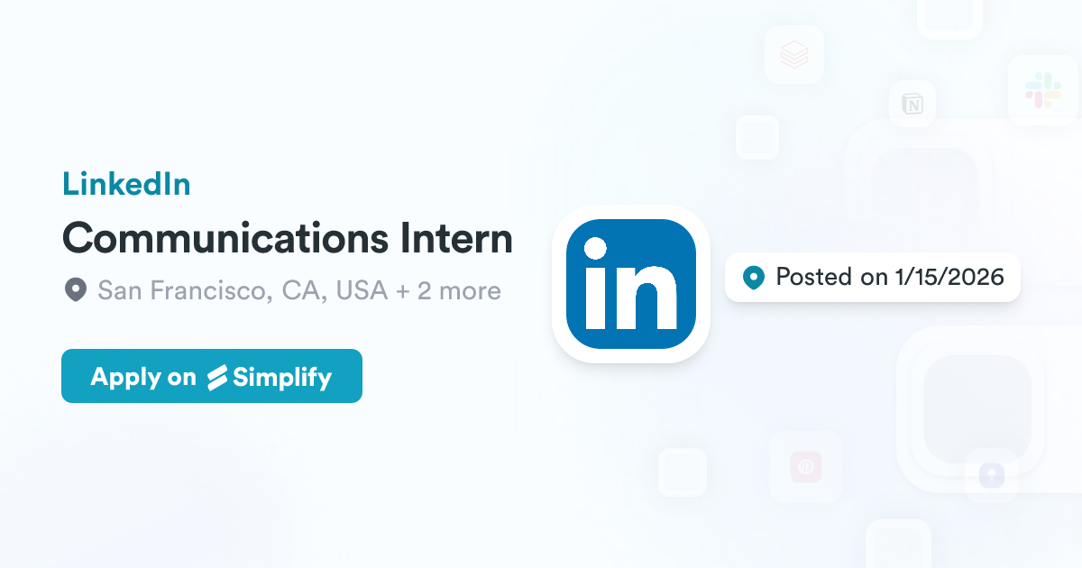 prescript communications ltd | linkedin Images High... Communications Intern @ LinkedIn | Simplify Jobs