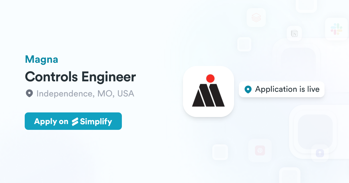 Controls Engineer @ Magna | Simplify Jobs