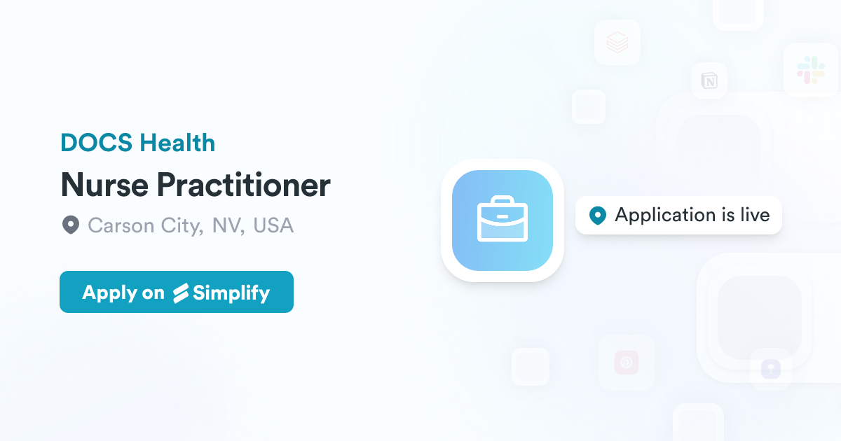 City Docs Nurse Practitioner @ DOCS Health | Simplify Jobs