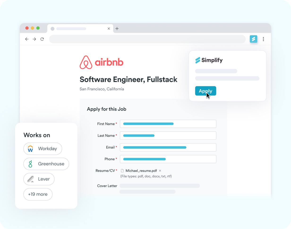 Simplify Copilot autofilling job application questions
