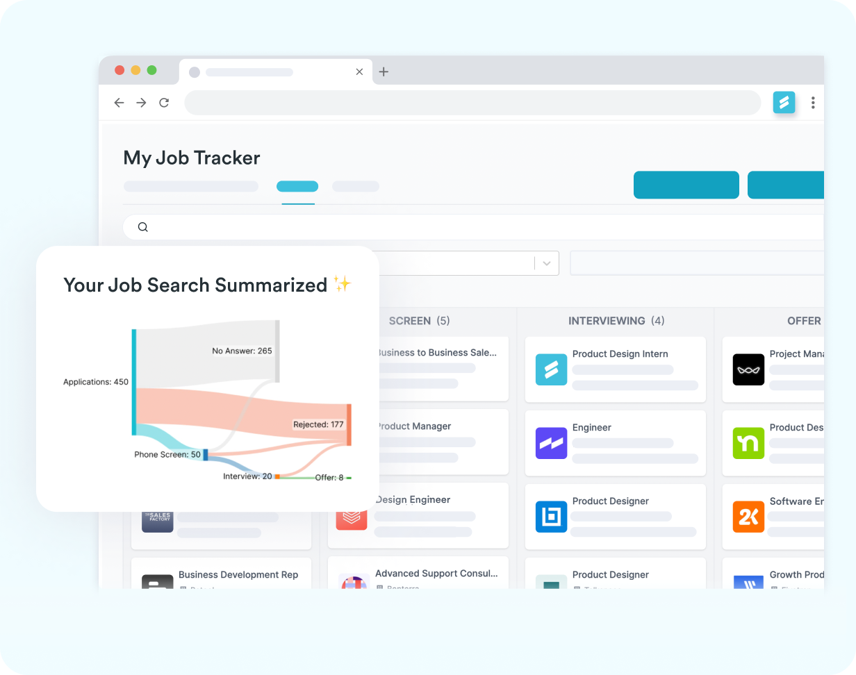 Simplify job tracker dashboard with applications saved automatically