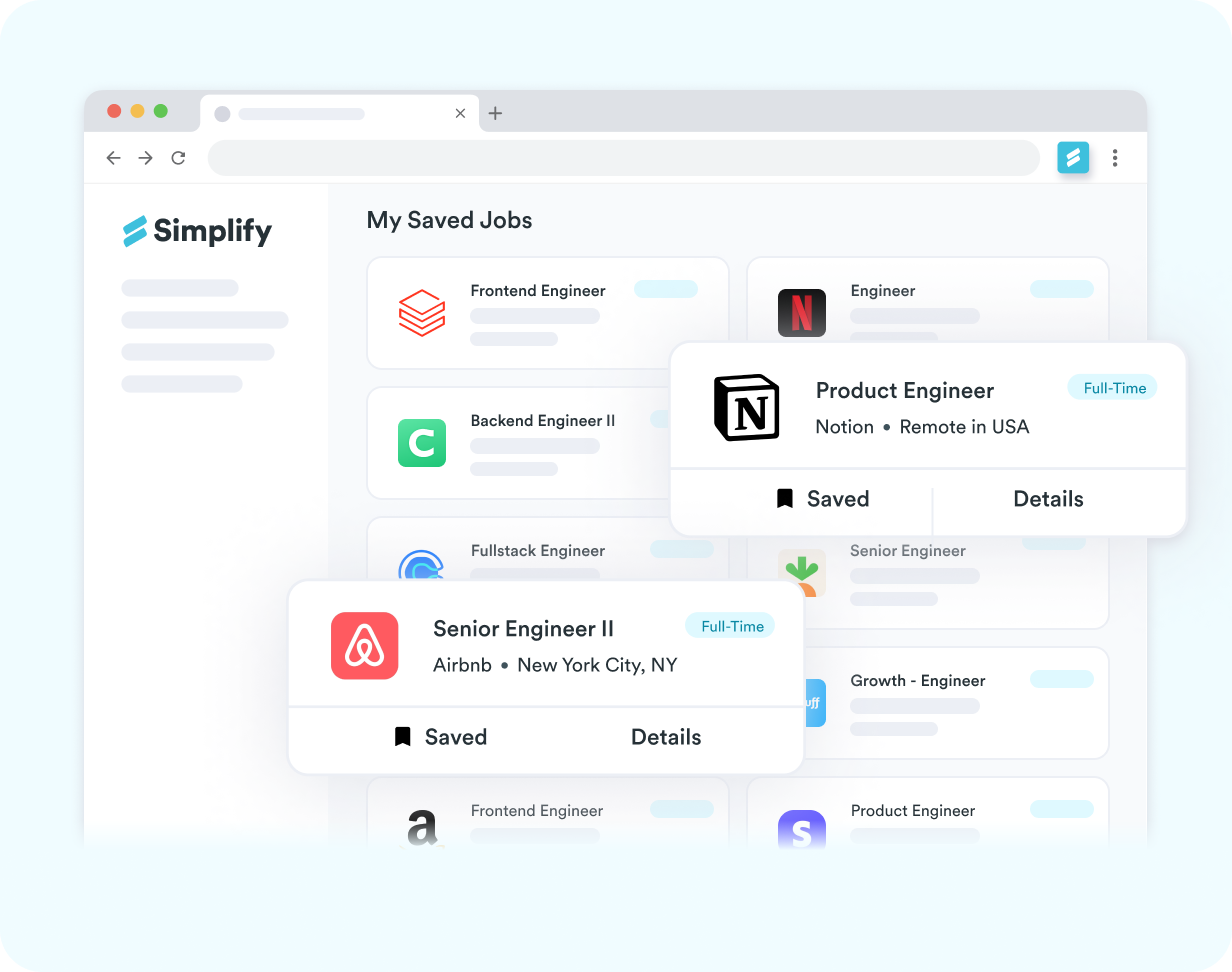 Simplify job tracker saving a bookmarked job