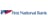 First National Bank logo